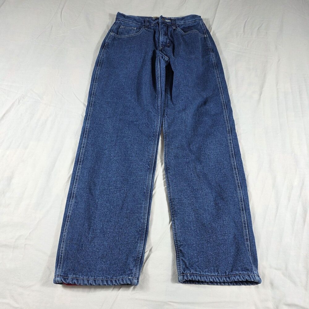 Insulated Fleece Lined Relaxed Fit Jeans Women's Size 6R Work Field N' Forest